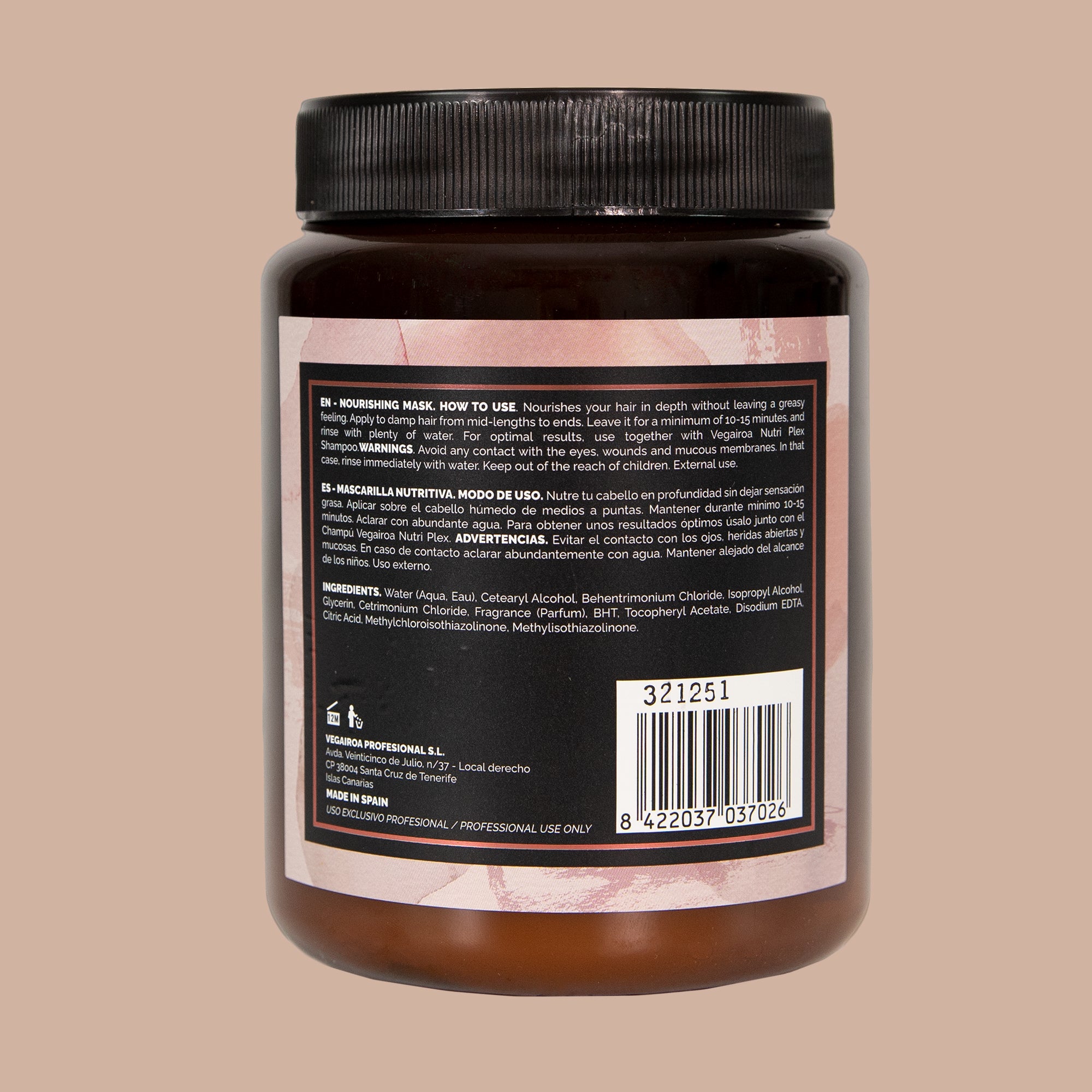 Máscara em creme Nutriplex